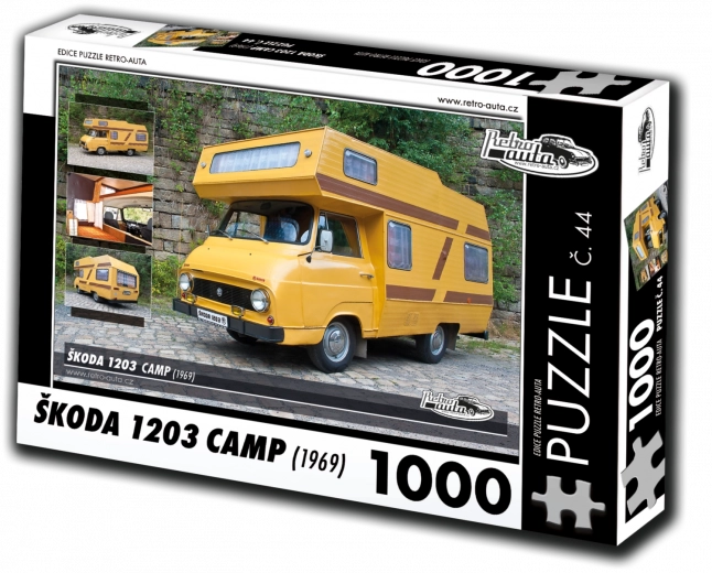Puslespil RETRO-AUTA ŠKODA 1203 Camp (1969) – 1000 brikker