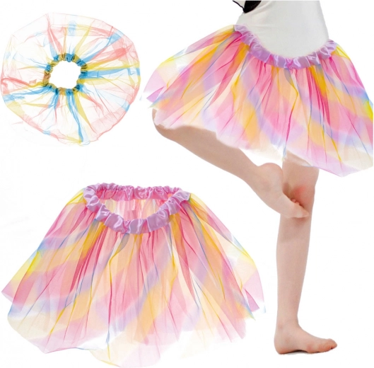 Strålende regnbue-look