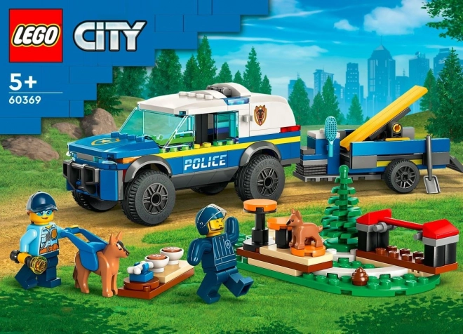 LEGO® City 60369 Mobil træningsbane for politihunde