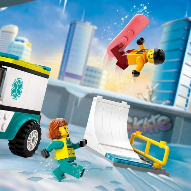 LEGO® City 60403 Ambulance og snowboarder