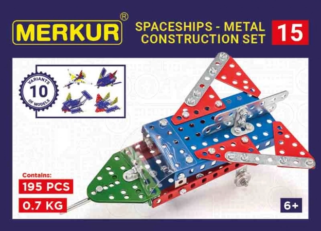 Merkur 015 Raketplan - 195 dele