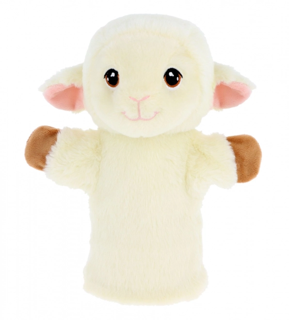 Keel Toys SE3077-5 Keeleco Får - øko plys hånddukke 27 cm