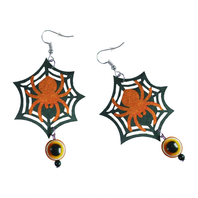 Hekse-/Halloween-øreringe edderkopper