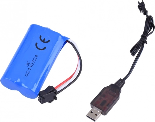 Genopladeligt 7,4 V batteri med USB