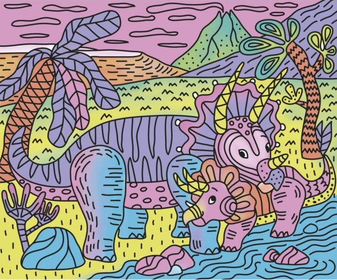 JANOD Maxi malebog Dinosaurer