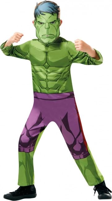 Børnekostume Hulk til børn i alderen 5-6 år
