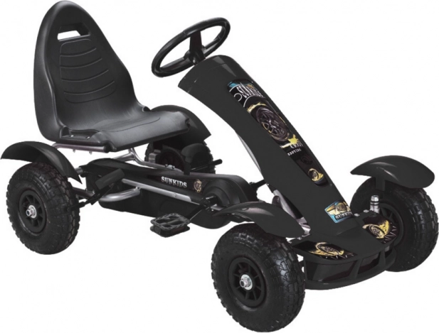 Pedaldrevet gokart sort