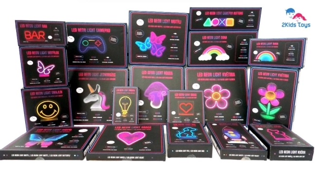 Lampička LED Neon Gamepad fra 2Kids Toys