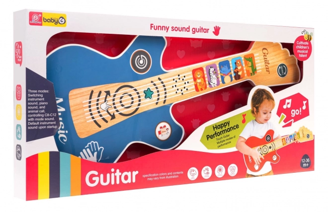 Guitar for børn med lysfunktion