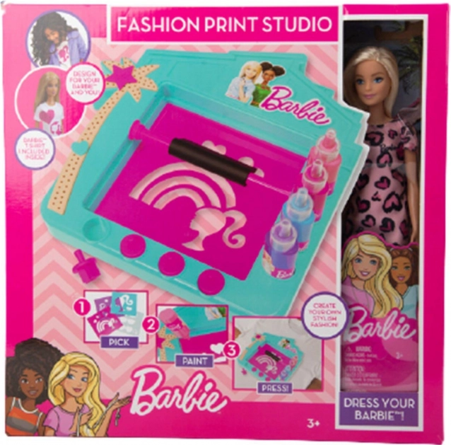 Barbie mode-studie med dukke