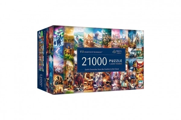 Puzzle Jord: Verdens krønike fra begyndelsen til fremtiden