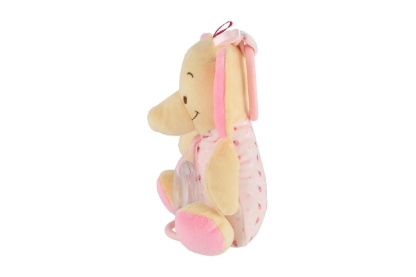 Spilledåse - lyserød elefant 18 cm