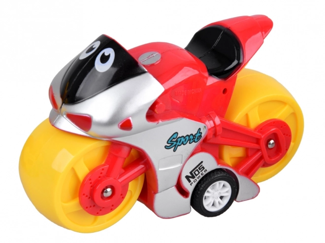 Farverig børnemotorcykel til sjov