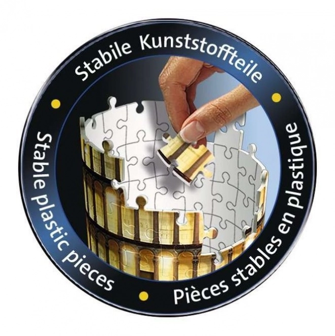 RAVENSBURGER Lysende 3D puslespil Natserie Det Skæve Tårn i Pisa 216 stykker