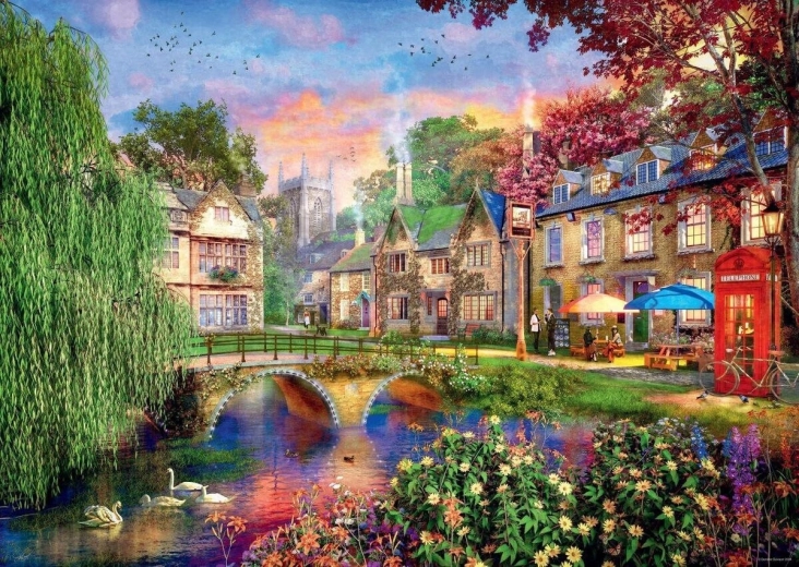 Ravensburger puslespil Cotswold Way 1000 brikker