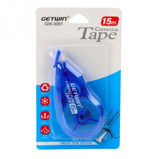 Korrektor i tape Blå 15m x 5mm
