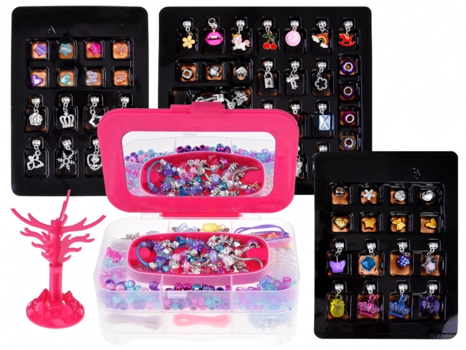 Sæt til fremstilling af armbånd med vedhæng og perler