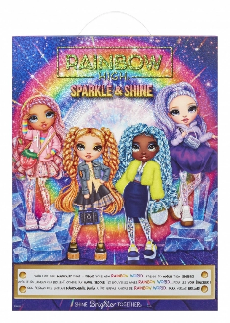 Rainbow High Glimmer & Skinne Mode dukke - Viola (Lilla)