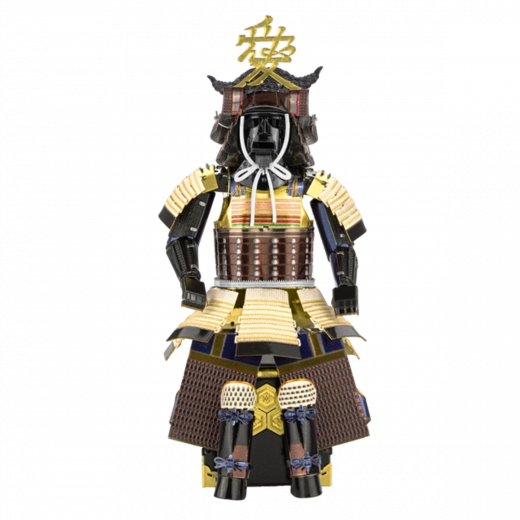 Detaljeret japansk samurai-rustning