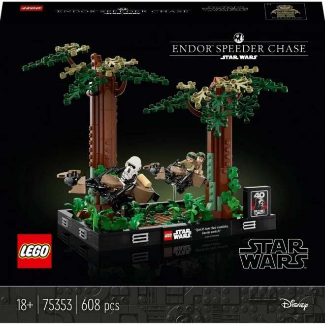 LEGO4; Star Wars422; 75353 Speeder-jagt på planeten Endor422; 013; diorama