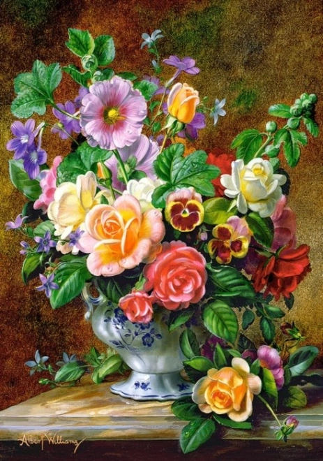 Puslespil Blomster i vase - 500 brikker