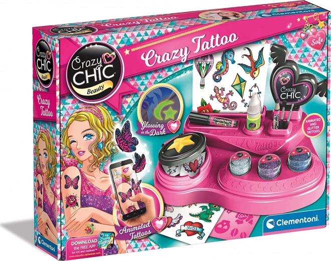 CLEMENTONI Crazy Chic Skøre tatoveringer