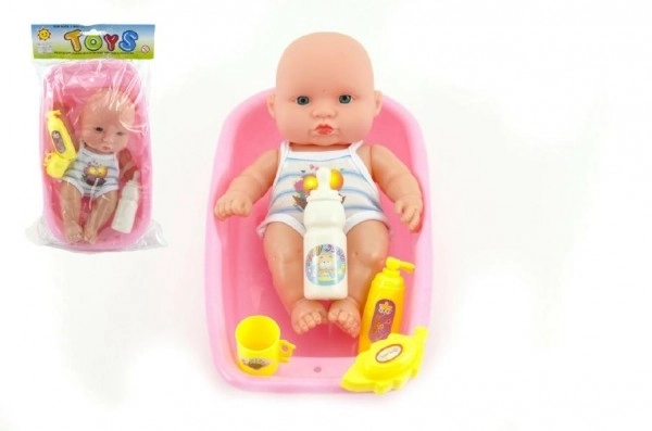 Baby i badekar
