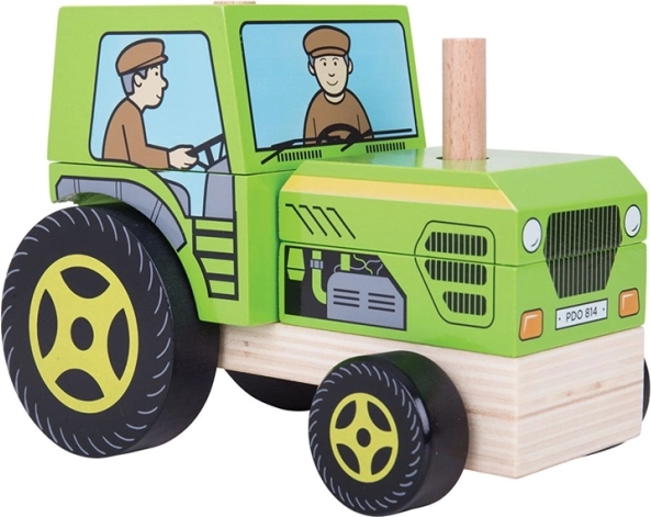 BIGJIGS træstabler traktor