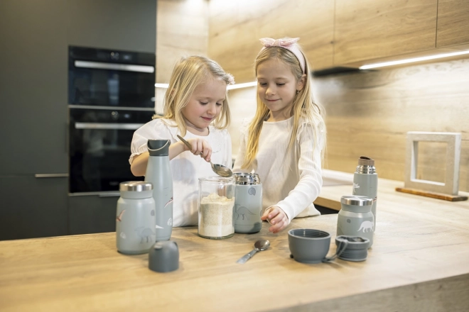 Termoflaske til væsker med silikoneholder 400 ml, Bjerge