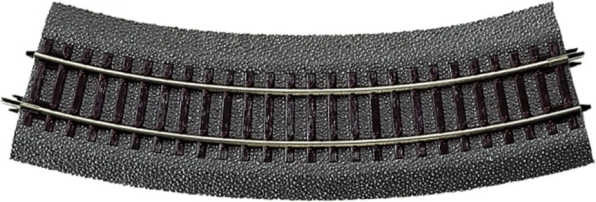 Roco Line Buet skinne R2 med ballast