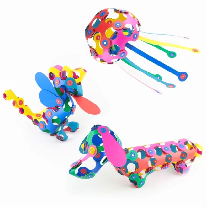 Magnetiske klodser Clixo Super Rainbow, 60 stykker