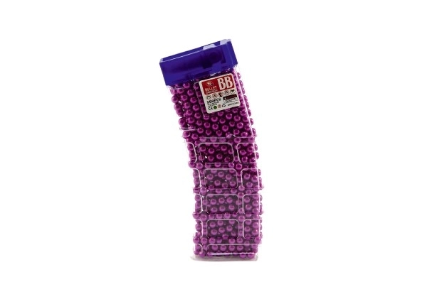 Perler til pistol 800 stk 6mm plast 6 farver i plastboks 7x17cm