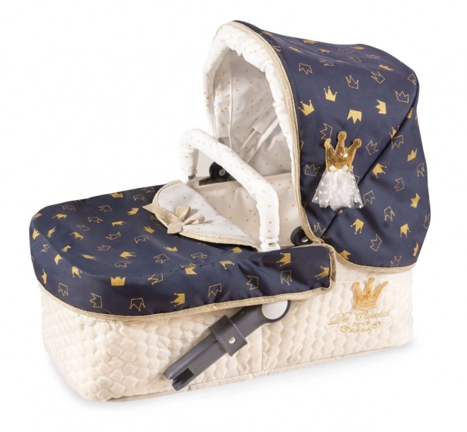 DeCuevas 80732 Dukkevogn til dukker 3 i 1 XL med taske Classic Gold 2020 - 81 cm