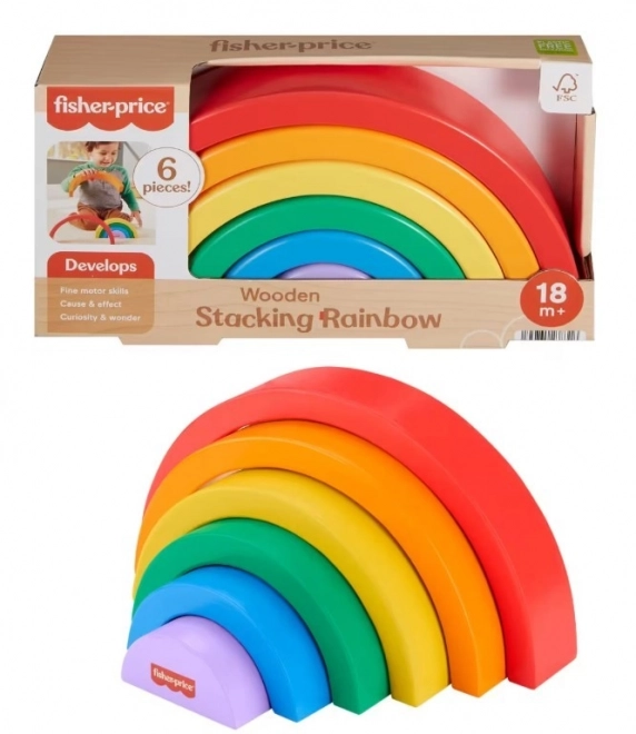 Fisher-Price Træsammenklappelig Regnbue til Børn