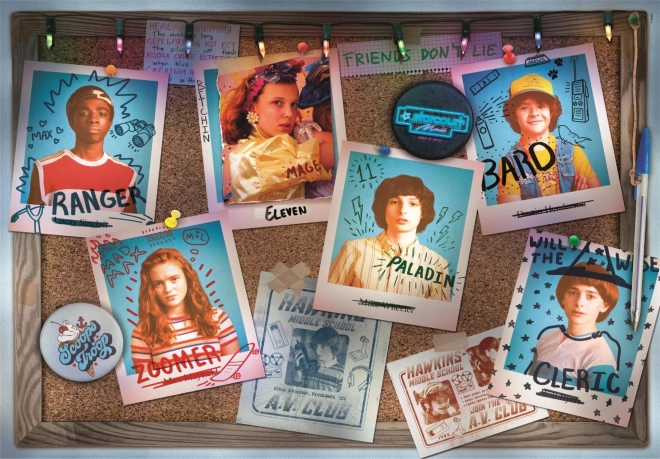 Puslespil 1000 brikker Kompakt Stranger Things