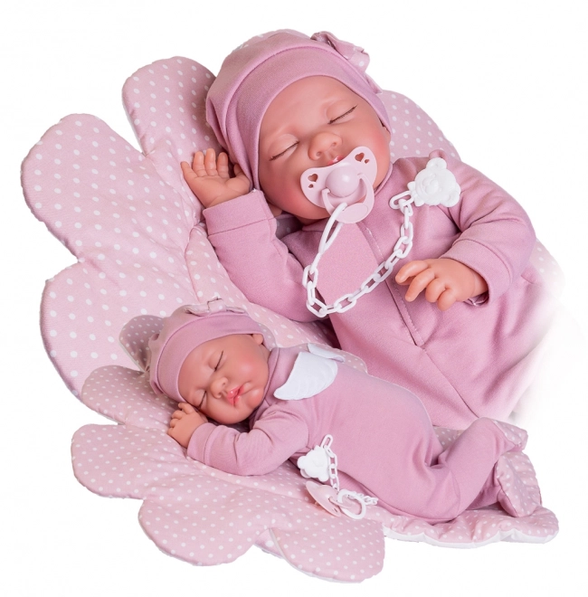 Antonio Juan 33226 LUNA - sovende realistisk baby dukke med blødt stofkrop - 42 cm