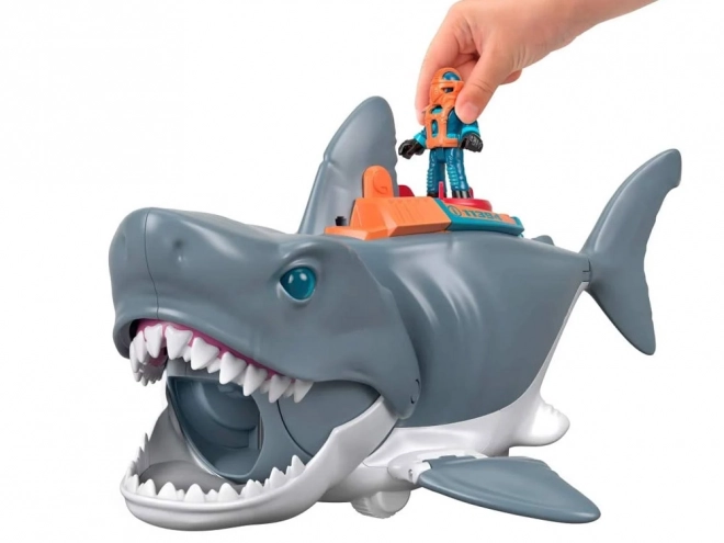 Mega Angribende Haj Imaginext med bevægelig kæbe