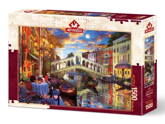 ART PUZZLE Puslespil Most Rialto, Venedig 1500 brikker