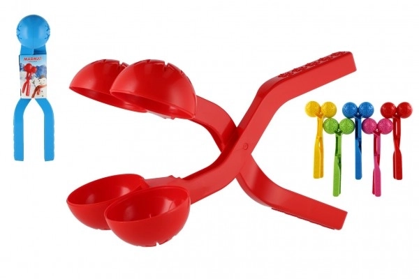 Sneboldværktøj duo plast 16x38cm 5 farver 24m+