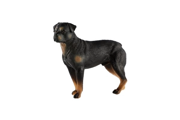 Plast hundefigur Rottweiler 8cm