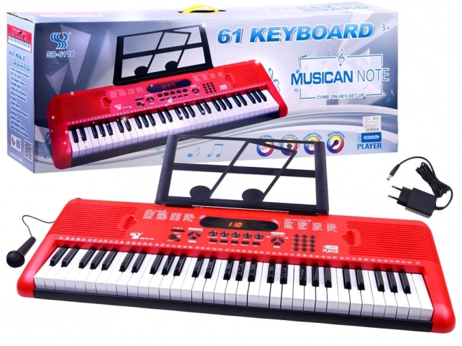 Elektroniske tastaturer med mikrofon