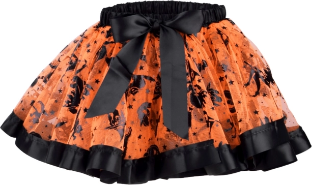 Tutu-nederdel med Halloween-prints