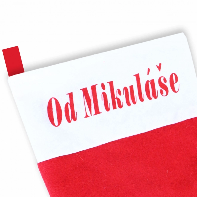 Julesok med teksten Fra Julemanden