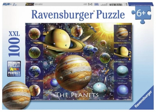 Puzzle Ravensburger Planeter 100 brikker