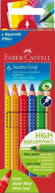 Faber-Castell Farveblyanter Jumbo Grip 6 stk