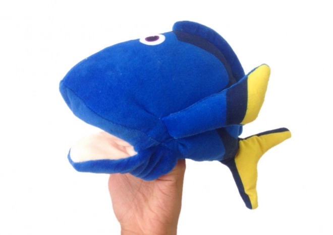 Plys maskot fisk Blå dukke 25 cm