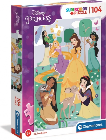 Puslespil CLEMENTONI Disney prinsesser 104 brikker