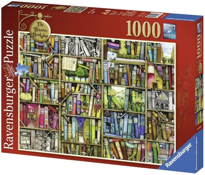 Ravensburger bizar bibliotek puslespil 1000 brikker