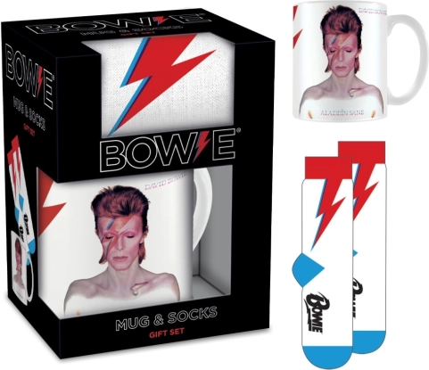 David Bowie herresæt gave: krus og sokker