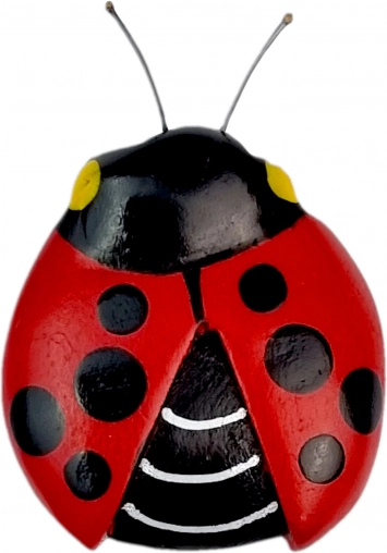 Træmagnet mariehøne 2Kids Toys